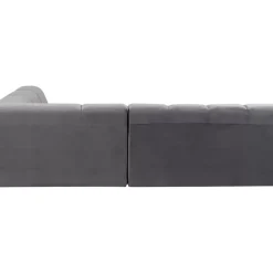 Ecksofa Belami Grau Rechts