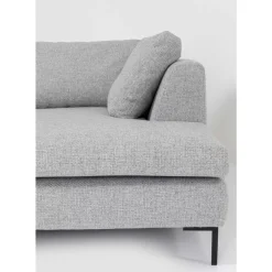 Ecksofa Gianni Dolce Hellgrau Rechts