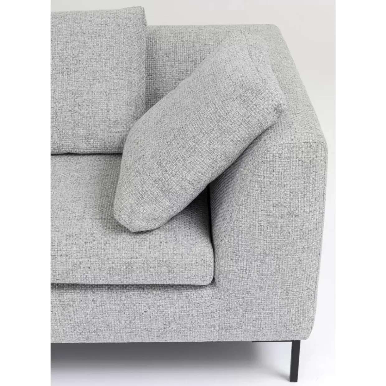Ecksofa Gianni Dolce Hellgrau Links