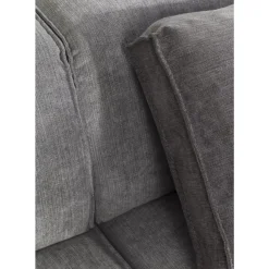 Ecksofa Infinity Ottomane Grau Rechts