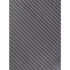 Ecksofa Infinity Ottomane Cord Grau Rechts