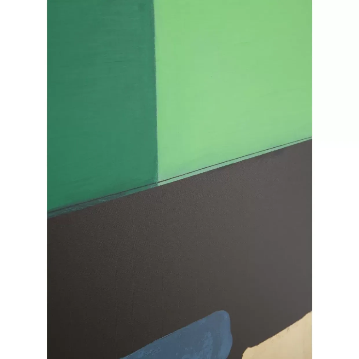 Gerahmtes Bild Abstract Shapes Grun 73X143Cm