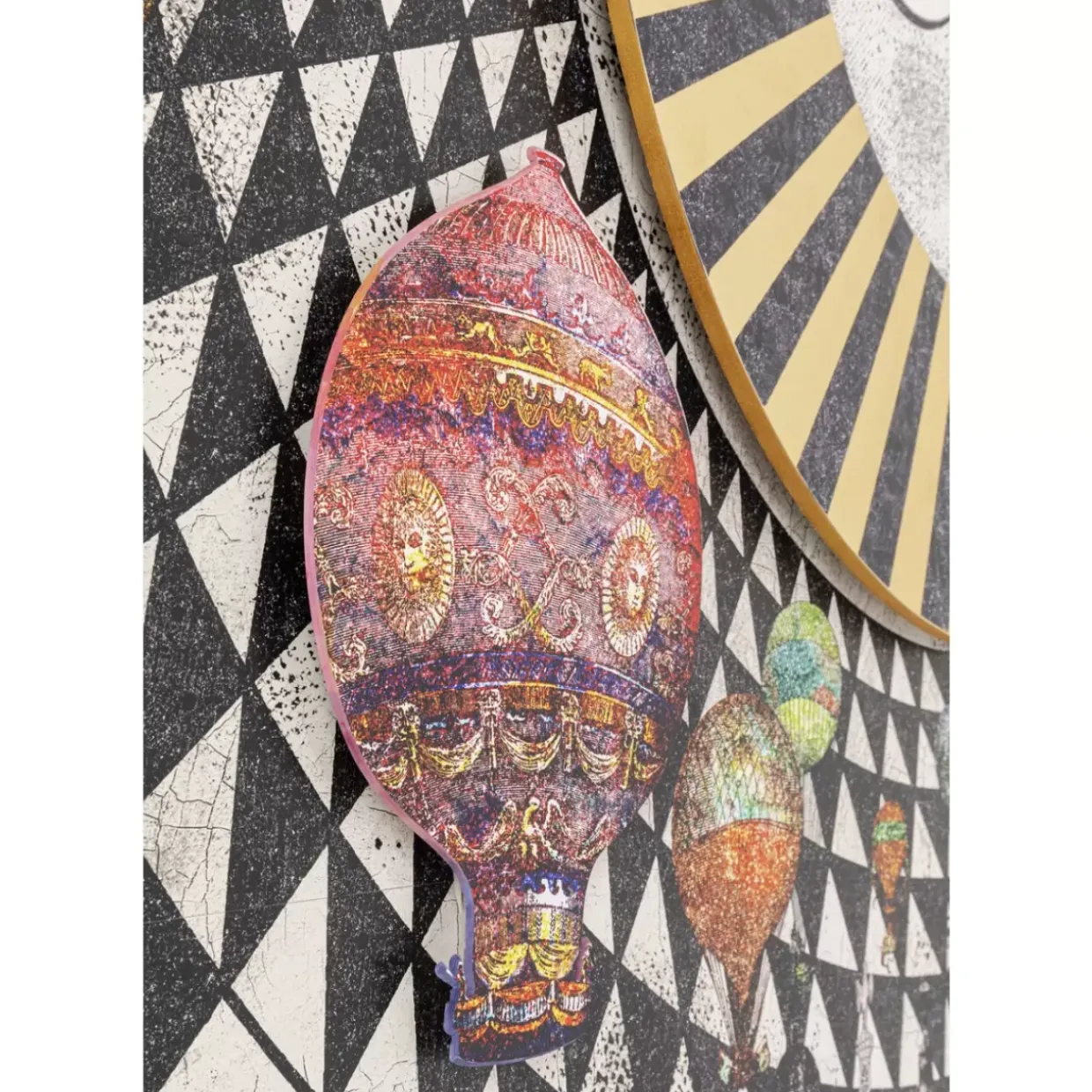 Gerahmtes Bild Balloons 110X174Cm
