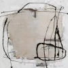 Gerahmtes Bild Dust Grau 100X100Cm