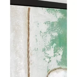 Gerahmtes Bild Dust Grun 120X120Cm