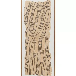 Gerahmtes Bild Native Lines 50X150Cm