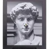 Gerahmtes Bild Statue 100X125Cm