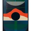 Gerahmtes Bild Sunset 75X100Cm