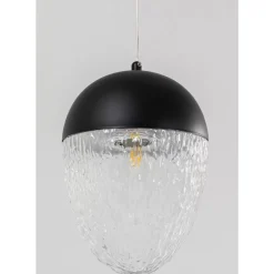 Hangeleuchte Frozen Schwarz Matt O20Cm