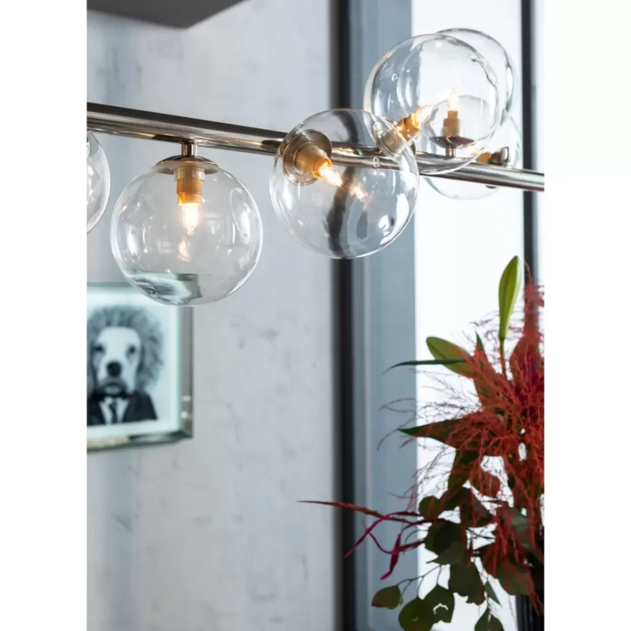 Hangeleuchte Scala Balls Chrome 150Cm