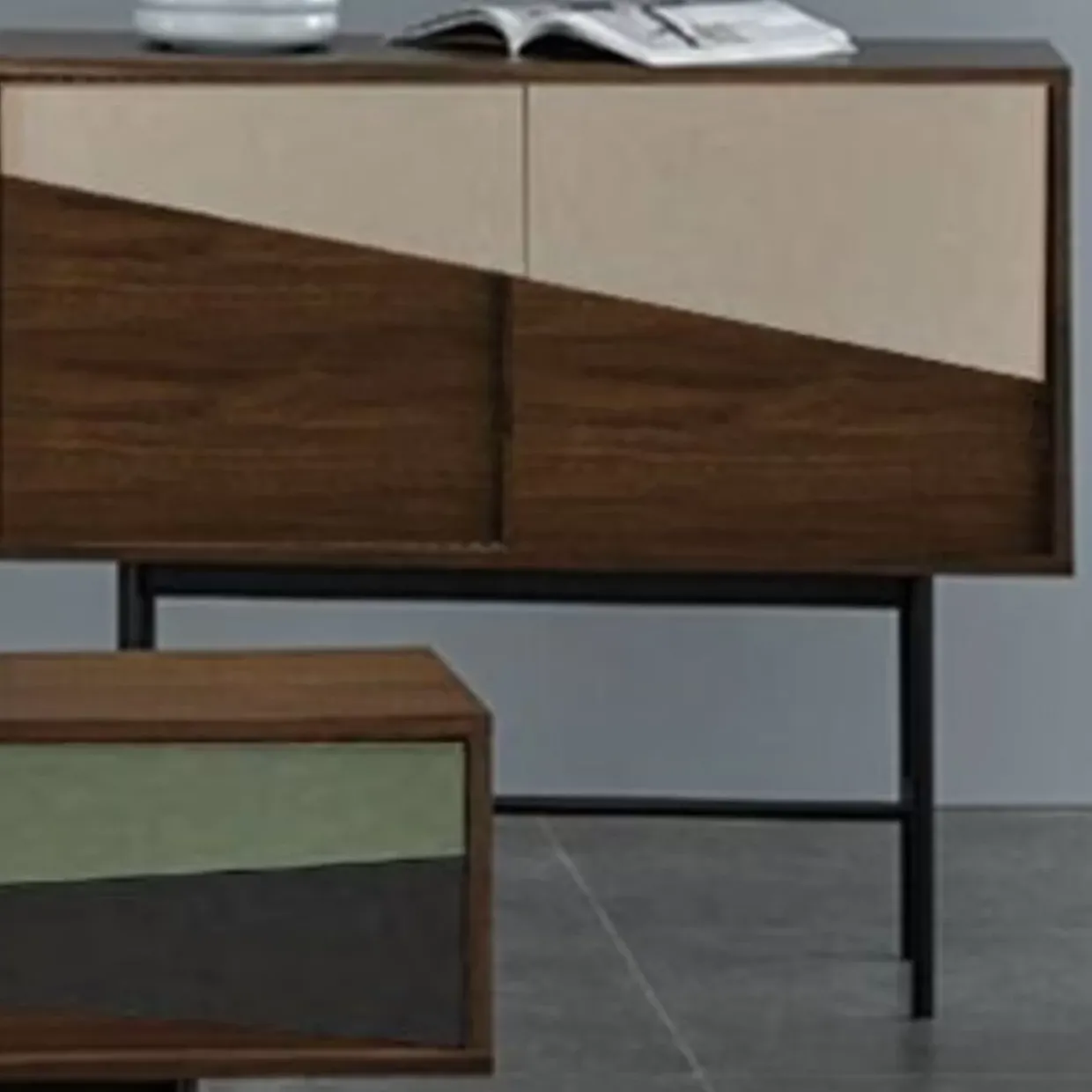 Highboard Lamello Colore 110X95Cm
