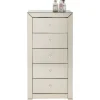 Hochkommode Luxury Champagne 5 Schube