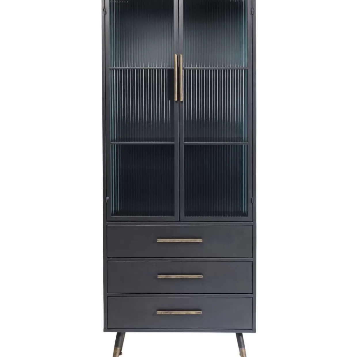 Hochschrank La Gomera 2 Turen 3 Schube