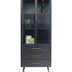 Hochschrank La Gomera 2 Turen 3 Schube