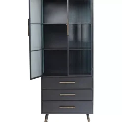 Hochschrank La Gomera 2 Turen 3 Schube