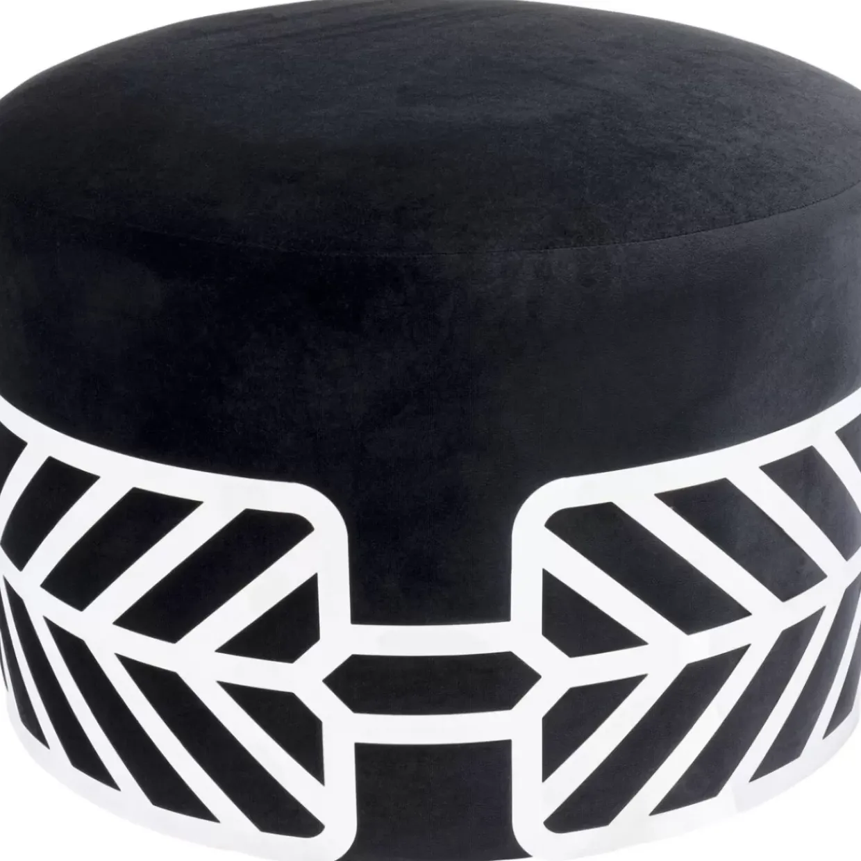 Hocker Jenna Schwarz O61Cm