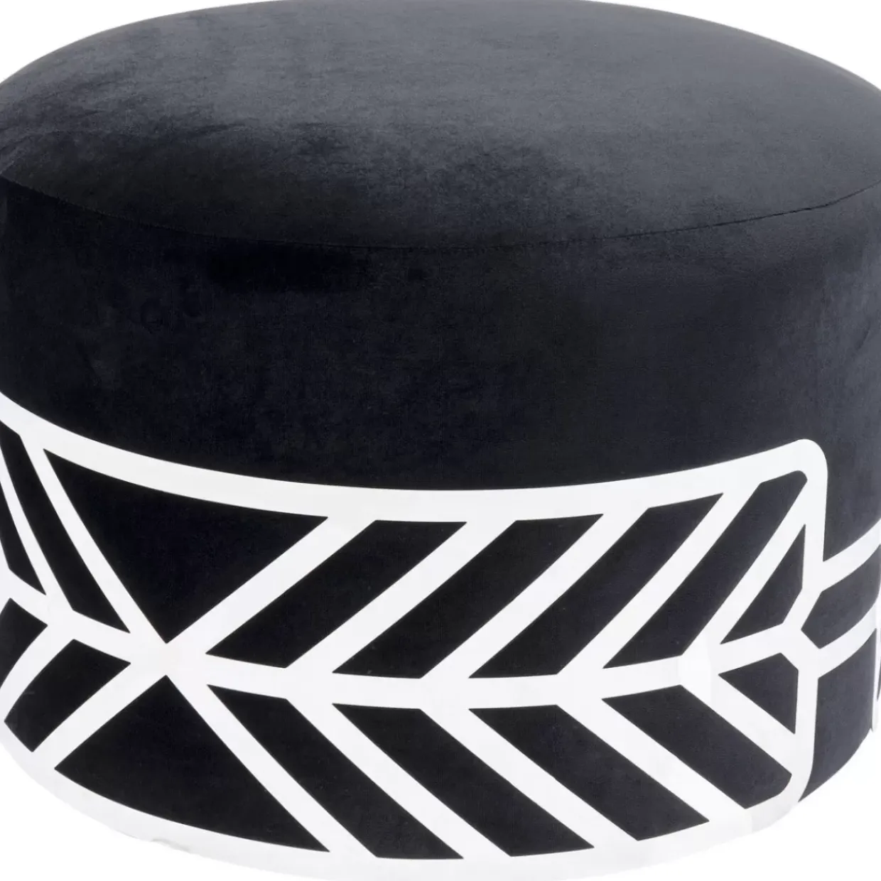 Hocker Jenna Schwarz O61Cm