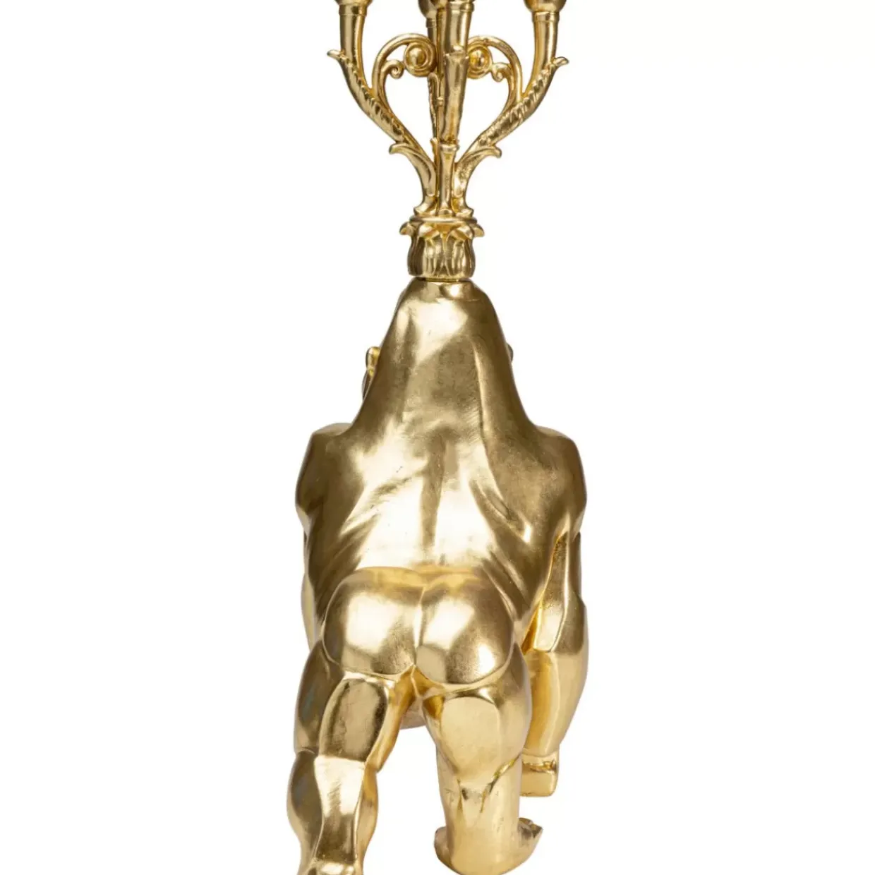 Kerzenständer Gorilla Gold