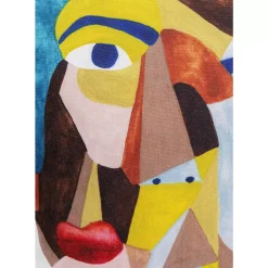 Kissen Artistic Face 45X45Cm