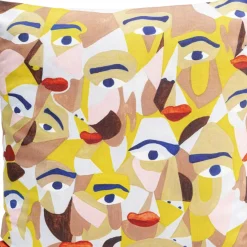 Kissen Artistic Faces 45X45Cm