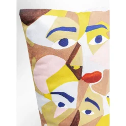 Kissen Artistic Faces 45X45Cm