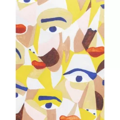 Kissen Artistic Faces 45X45Cm