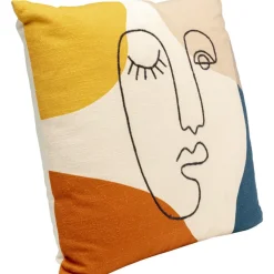 Kissen Face Art Multi 50X50Cm