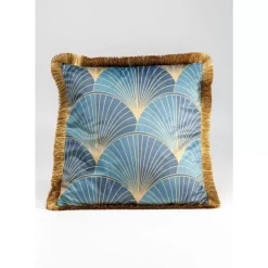 Kissen Leaves Fringe 45X45Cm