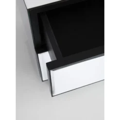 Kommode Klein Soran Schwarz 49X50Cm