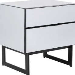 Kommode Klein Soran Schwarz 49X50Cm