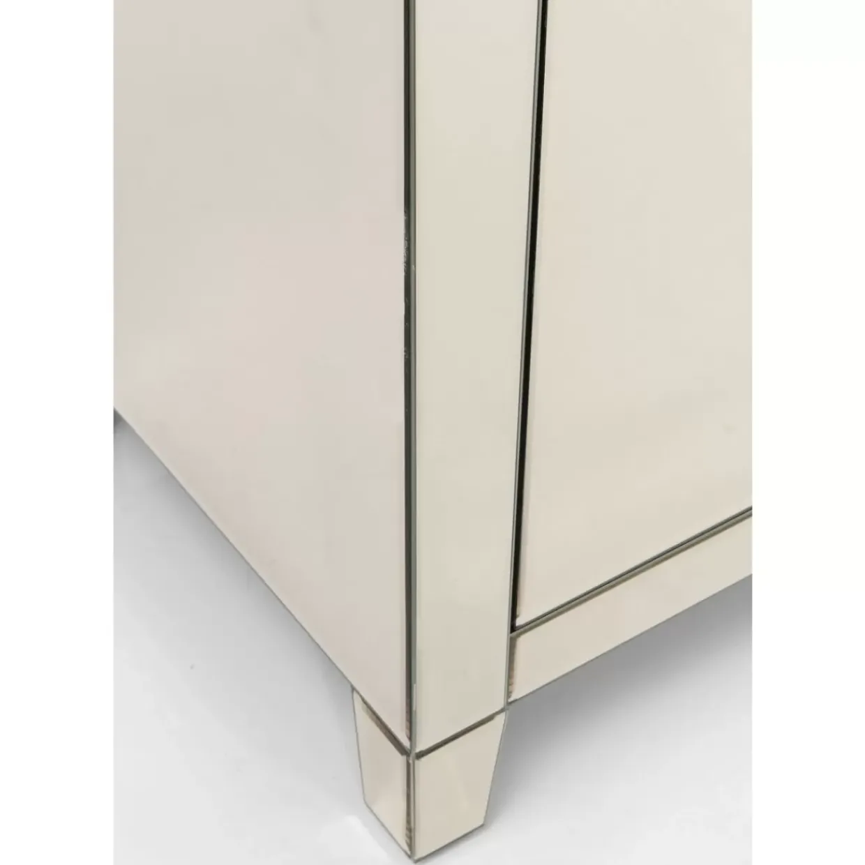 Kommode Luxury Champagne 2-Turig 1 Schub