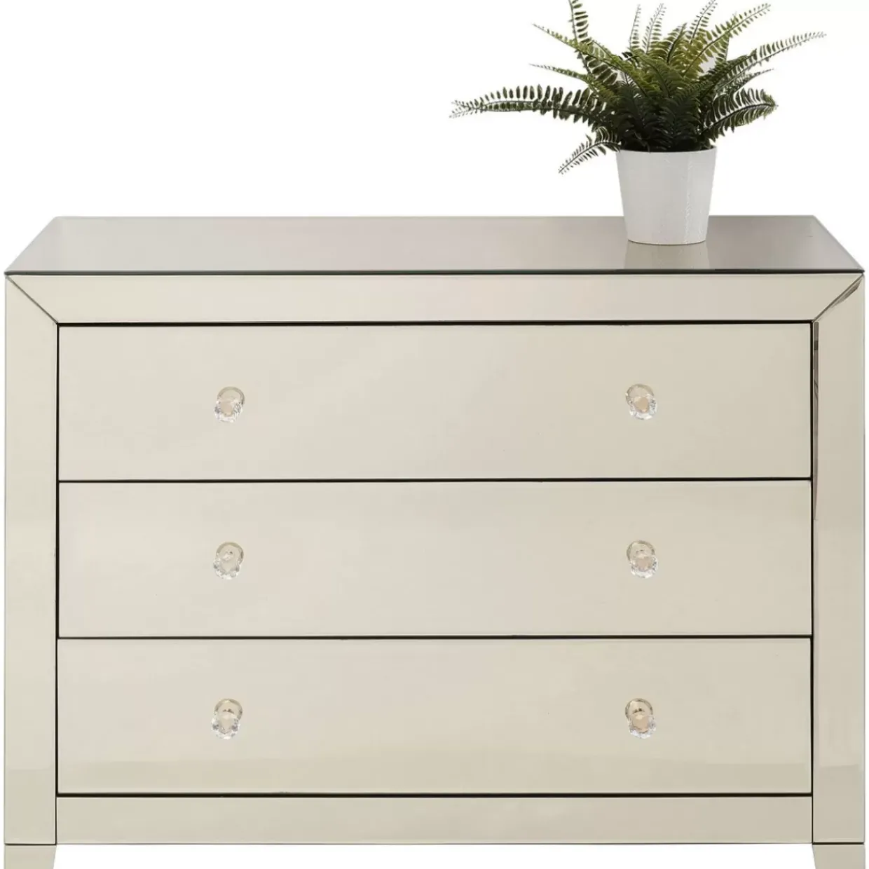 Kommode Luxury Champagne 3 Schube