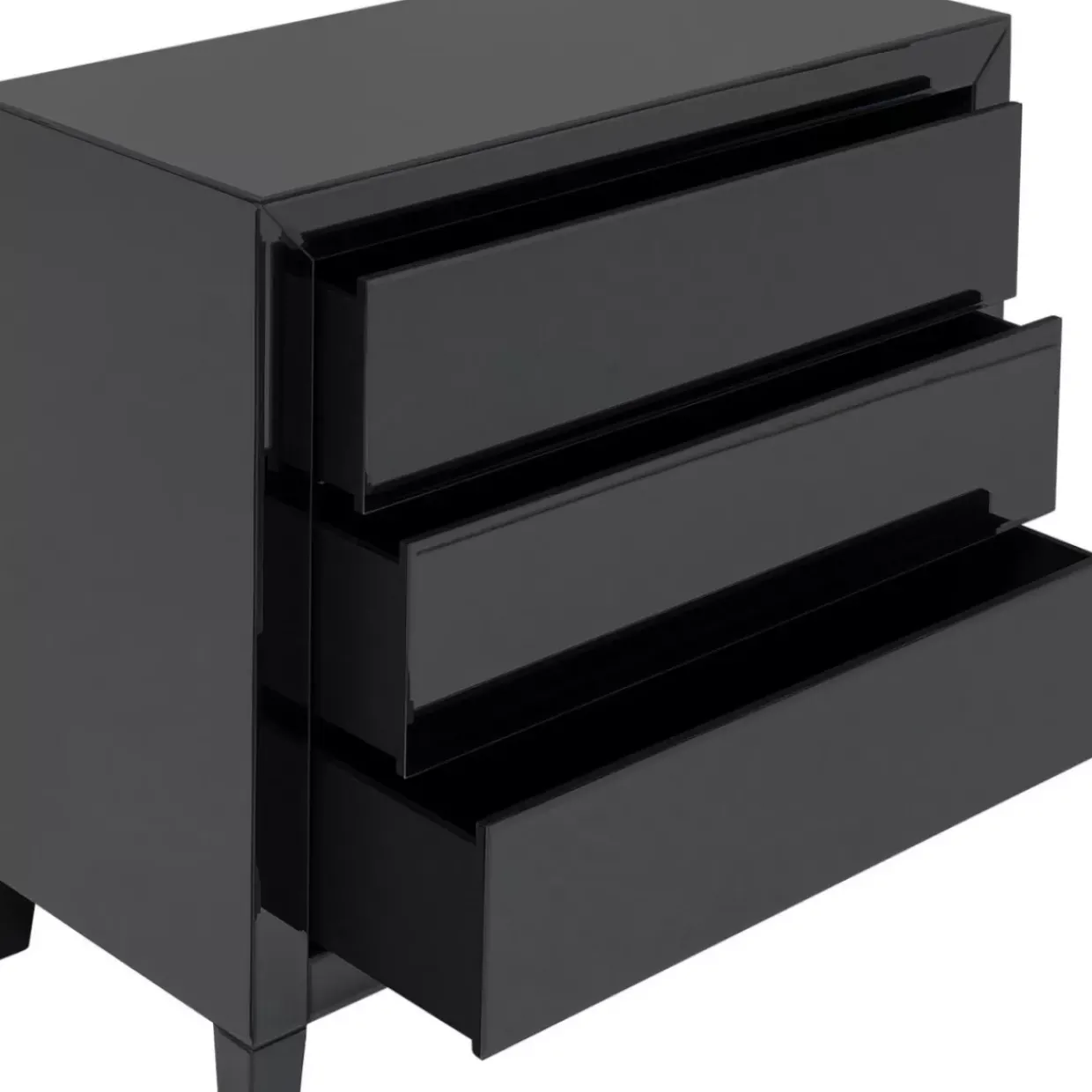 Kommode Luxury Push 3 Schube Grau