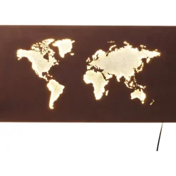 Leuchtdekoration Map Led