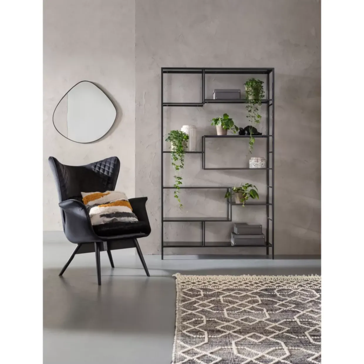 Regal Loft Schwarz 195X115