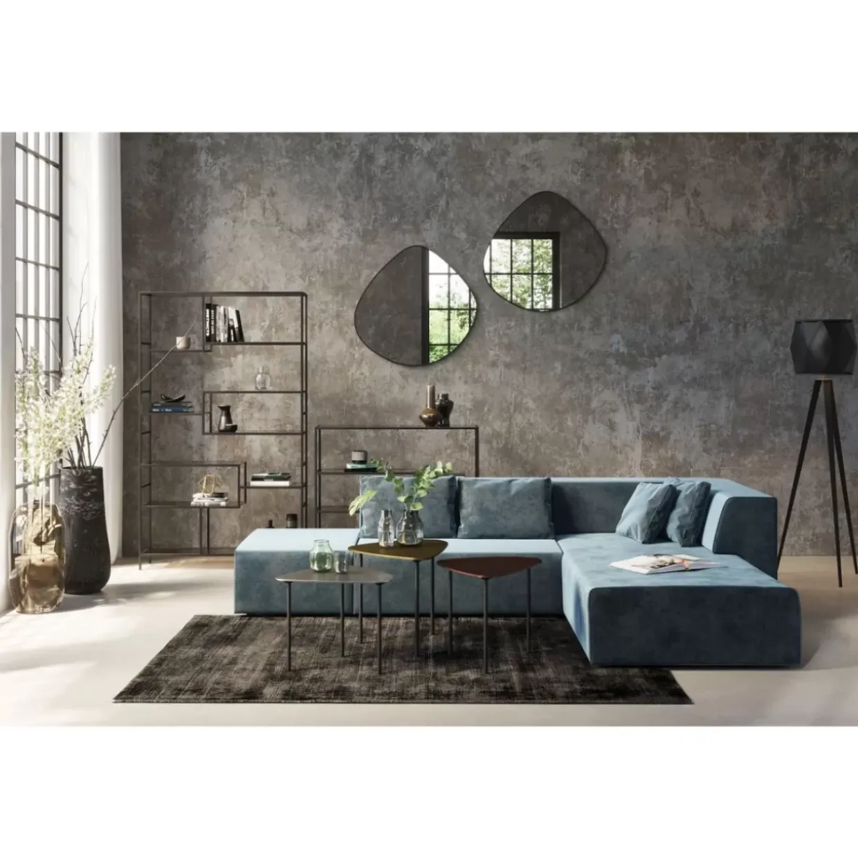Regal Loft Schwarz 195X115