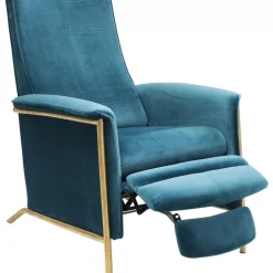 Relaxsessel Lazy Velvet Blau