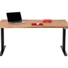 Schreibtisch Office Harmony Schwarz 180X90