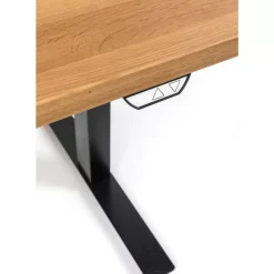 Schreibtisch Office Jackie Eiche Schwarz 160X80