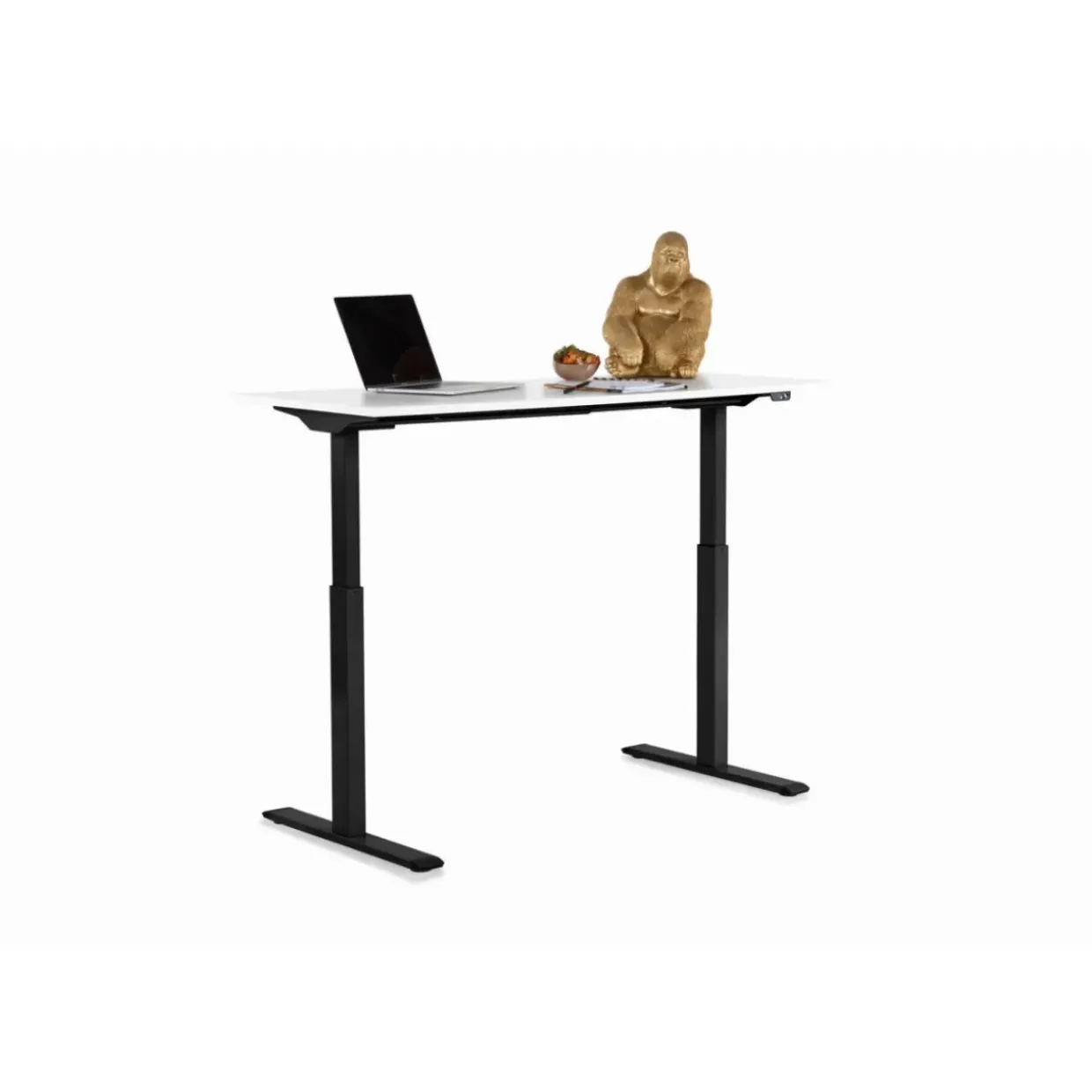 Schreibtisch Office Smart Schwarz Weis 160X80