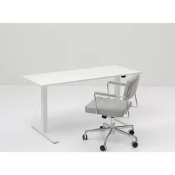 Schreibtisch Office Smart Weiss Weiss 140X60