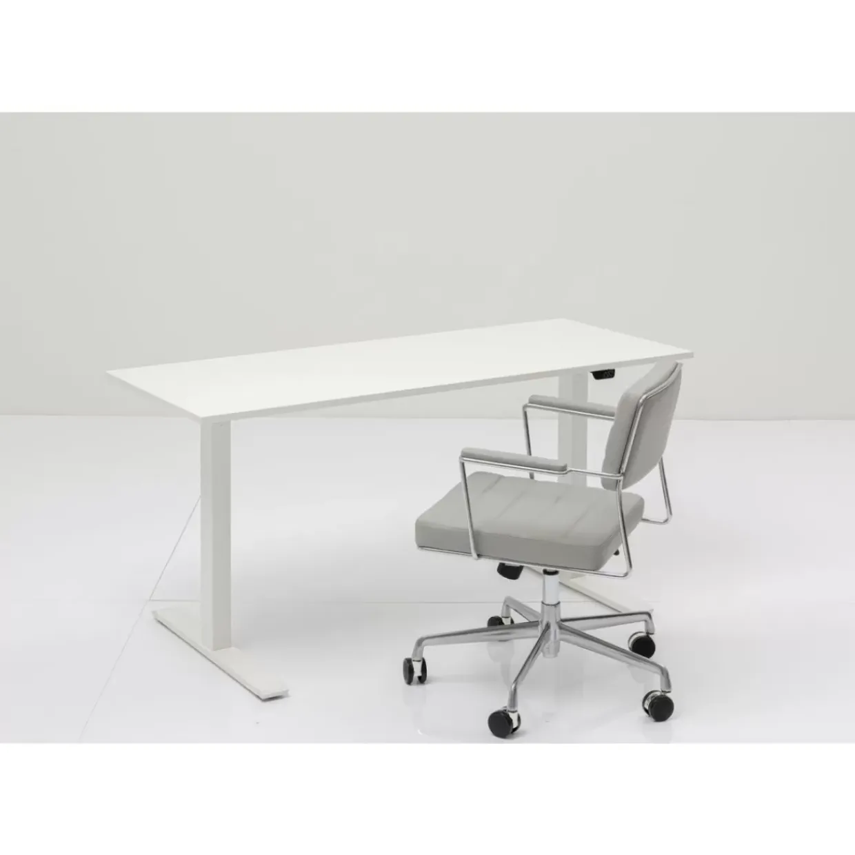 Schreibtisch Office Smart Weiss Weiss 140X60