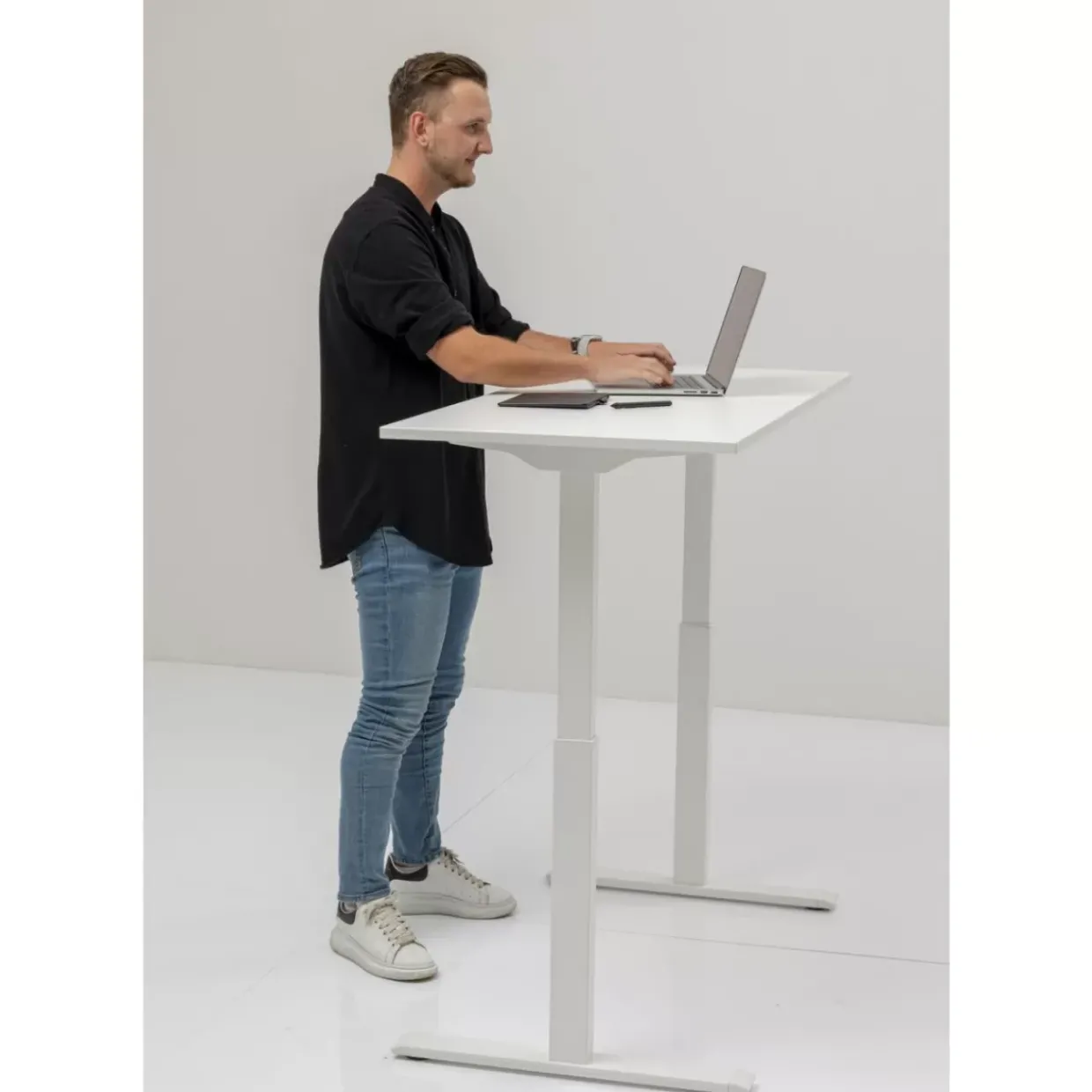 Schreibtisch Office Smart Weiss Weiss 140X60