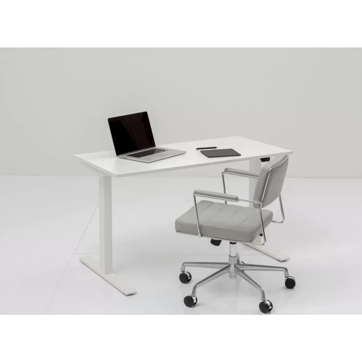 Schreibtisch Office Smart Weiss Weiss 140X60