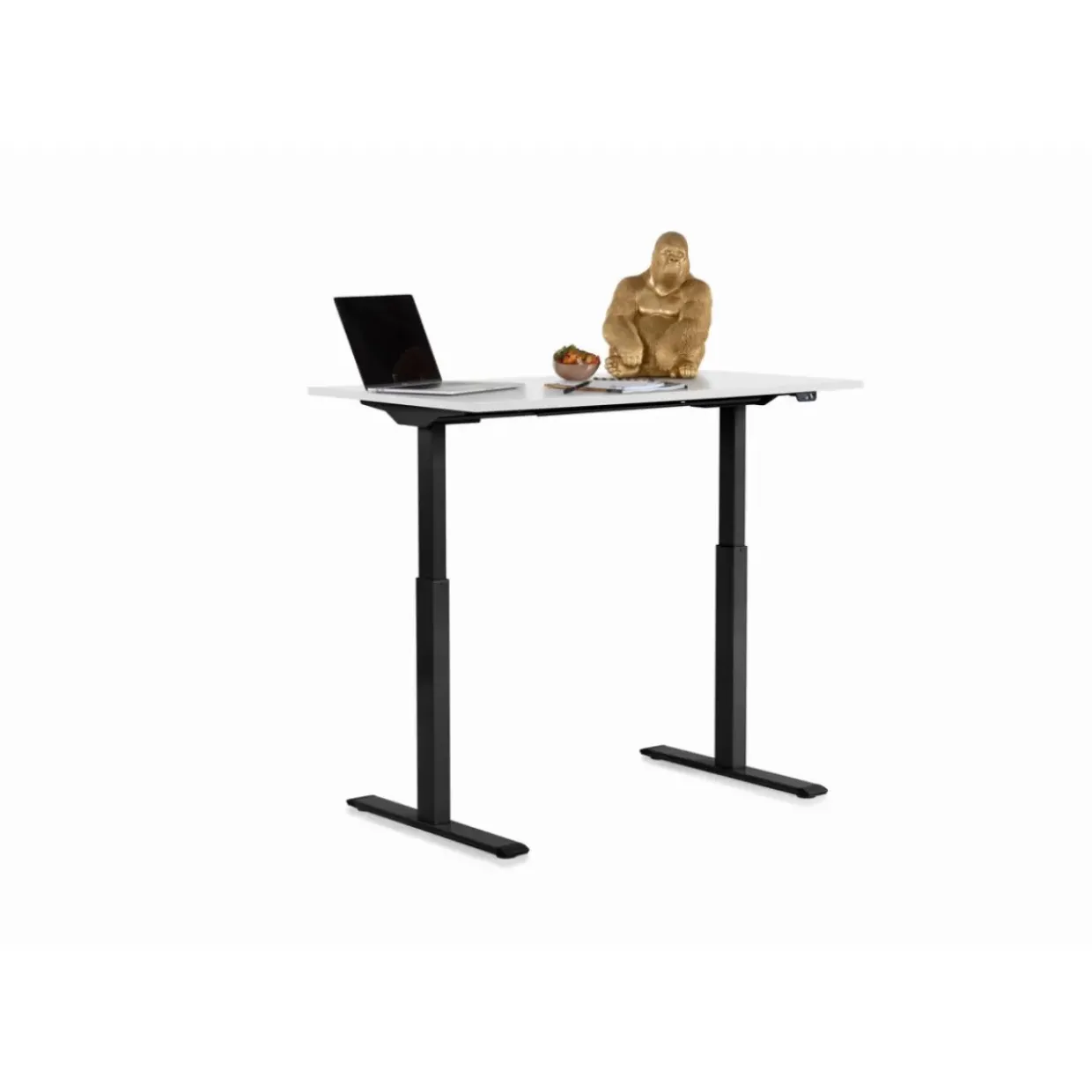 Schreibtisch Office Smart Schwarz Weis 140X60