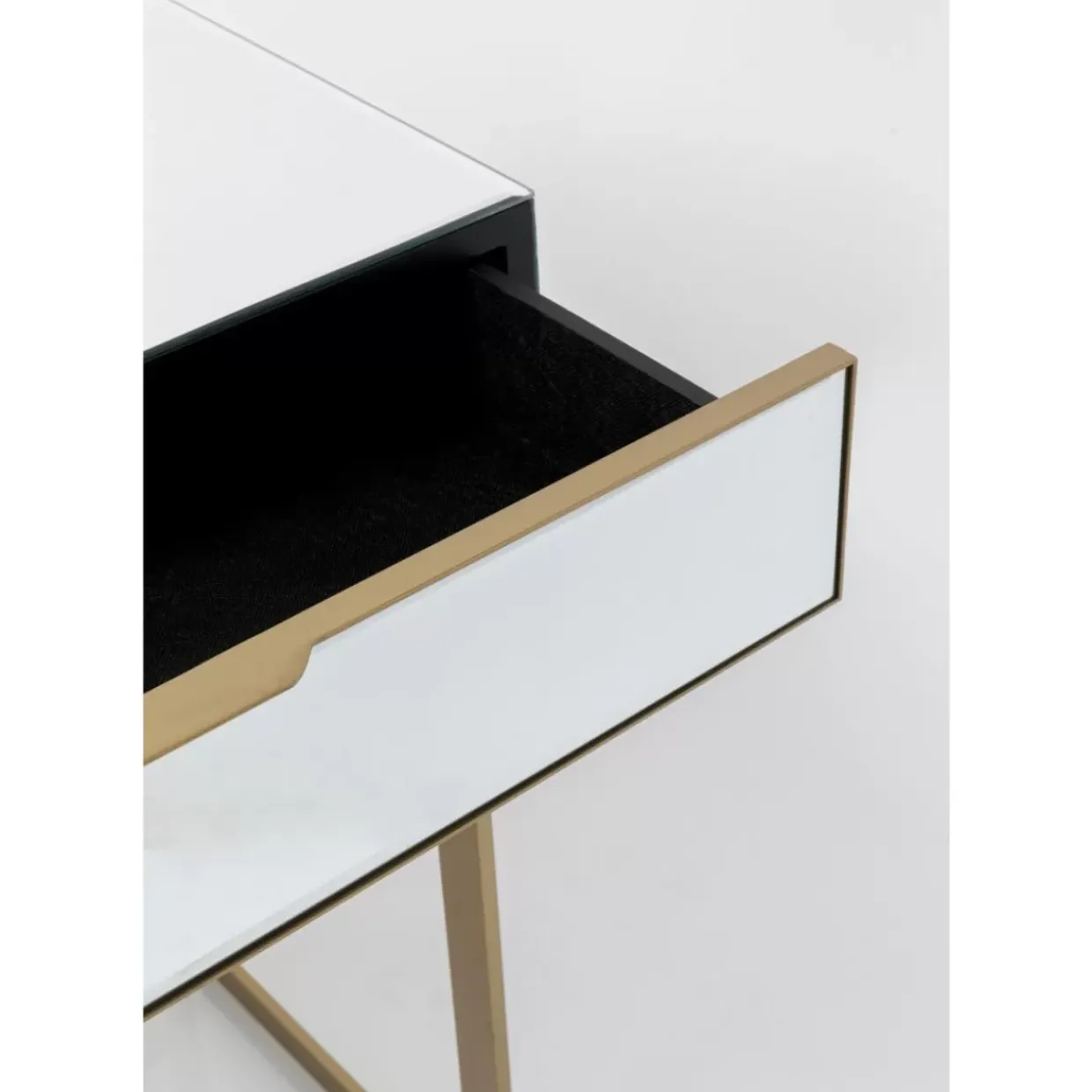 Schreibtisch Soran Gold 120X50Cm