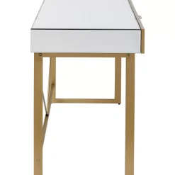 Schreibtisch Soran Gold 120X50Cm