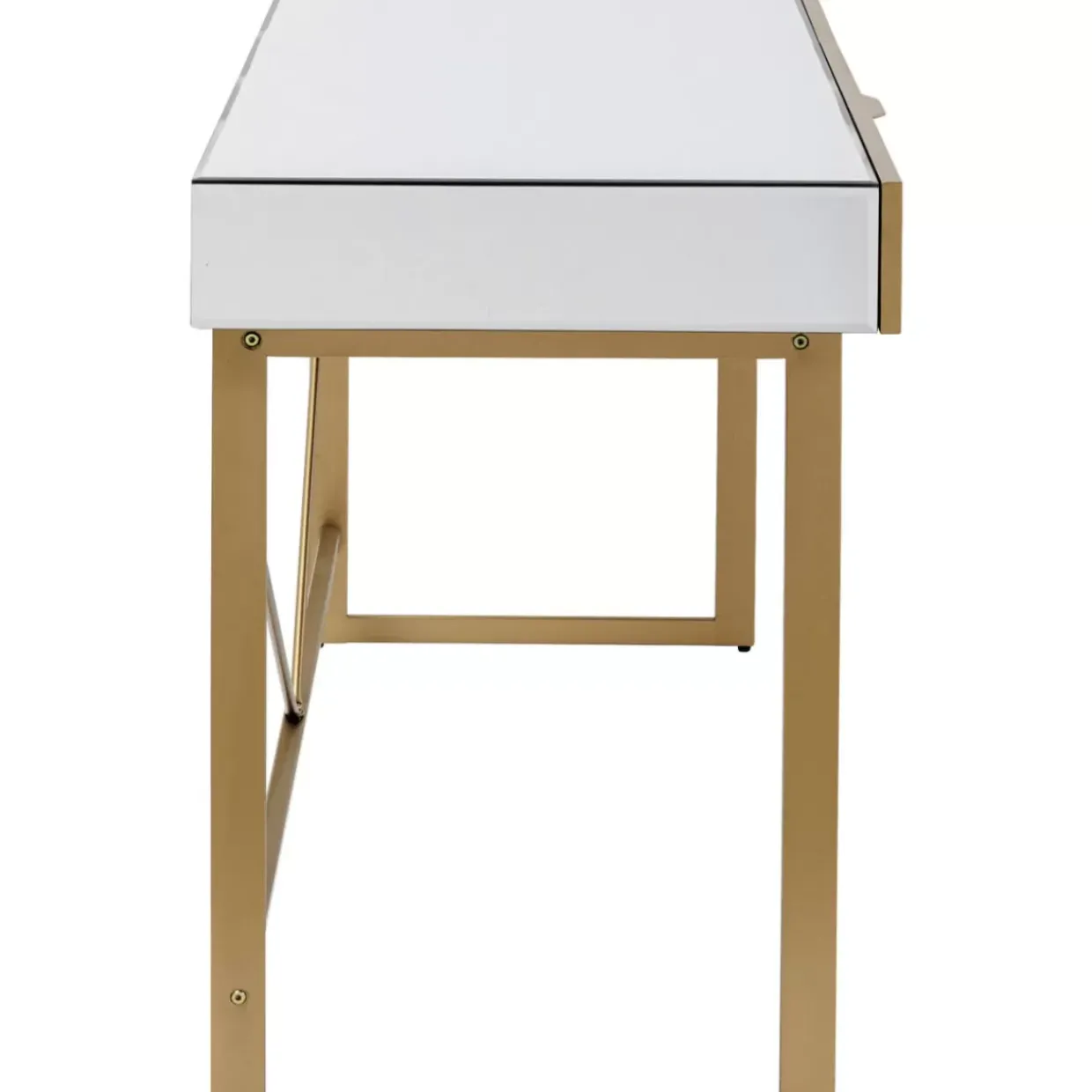 Schreibtisch Soran Gold 120X50Cm