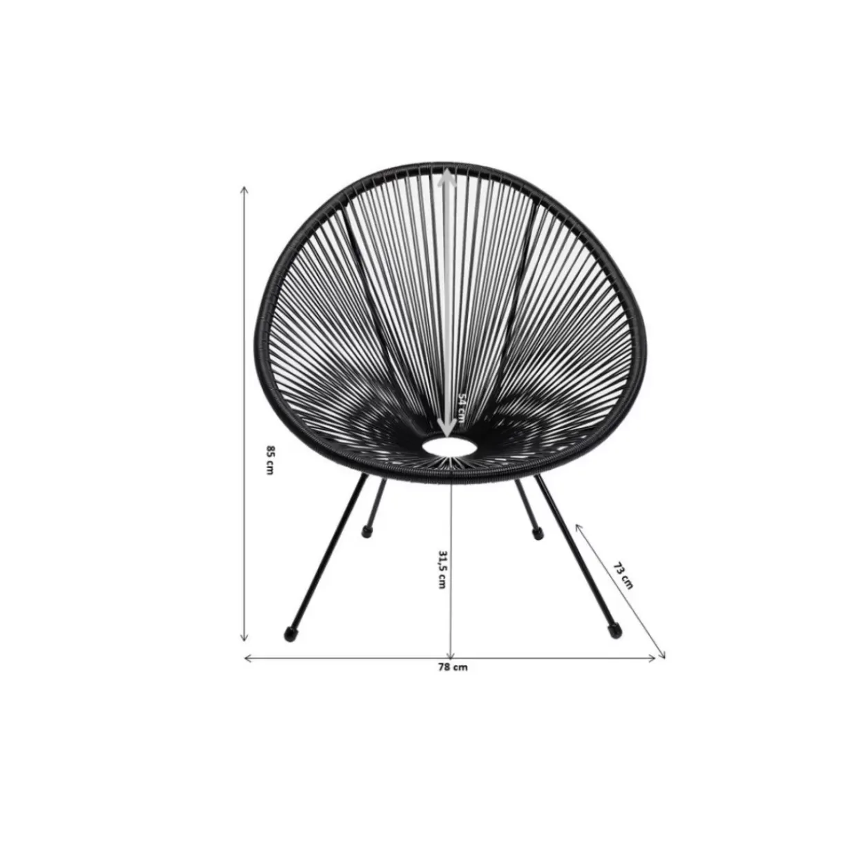 Sessel Acapulco Turkis