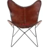 Sessel Butterfly Brown Econo